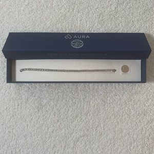 Tennis Bracelet- Crystals, Ruthenium Plated